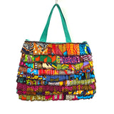 アフリカンプリント・フリル・スクエアバッグ - 4 -