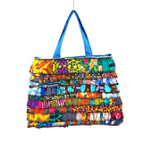 アフリカンプリント・フリル・スクエアバッグ - 5 -