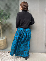 Abu Dhabi Gather / Skirt -Battic / Pattern name-