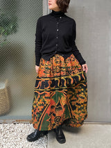 Abu Dhabi Gather / Skirt -Battic / Pattern name-