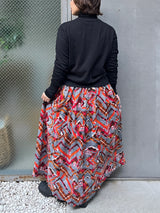 Abu Dhabi Gather Skirt -Draft--