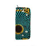アクセサリーケース - ビッグアイ・ターコイズ&カーキ -