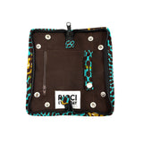 アクセサリーケース - ビッグアイ・ターコイズ&カーキ -