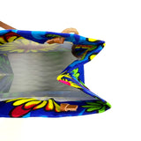 アフリカンプリント・ミディテディw/ギフトバッグ - ブルーム・オーシャン -