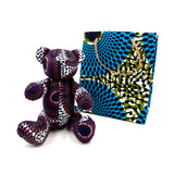 アフリカンプリント・ミディテディw/ギフトバッグ - ミッドナイト・トライバル -