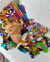 アフリカンプリント生地 - カレイド・フロー -