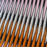 アフリカンプリント生地 - 幾何学・サンセット・リズム -
