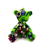 アフリカンプリント・ミニテディ・チャーム - ナイルの水面 -