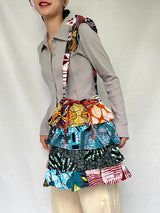 プリント・フリル・トート - 5 -