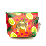 サファリポーチ(マチ付き)- Lemon Cheetah -