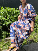 キャンディ・スリーブ・ドレス - 霞重ね -