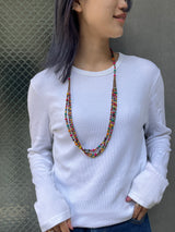 ペーパービーズ・クリスティン・ネックレス - カラフルキャンディ -