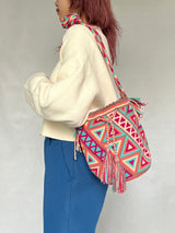 モチーラ・ドスエブラスM - ピンク&ライトブルー -