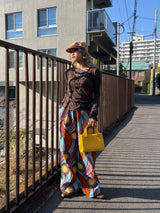 リラックス・ワイド・パンツ - 輝きの道 -