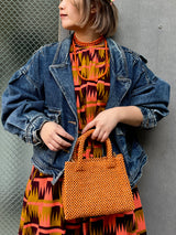 テントライン・ドレス - 幾何学・サバンナの目覚め -