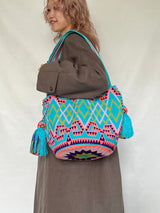 モチロン・ウナエブラ S - ライトブルー&ピンク -