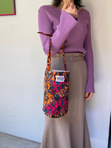 キコイ・リボン・バッグ - ボタニカル・オレンジ -