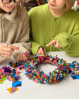 アフリカンプリント・カラフルリースセット