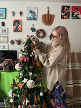 アフリカンプリント・クリスマスリース