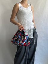 フルーツクロシェット・バスケットw/ミニアズマバッグ - ライトグリーン -