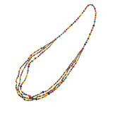 ペーパービーズ・クリスティン・ネックレス - カラフルキャンディ -