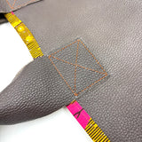 ナジュマ・レザートートL - ダークブラウン - ハイライフ・ブラウン -