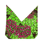 フルーツクロシェット・バスケットw/ミニアズマバッグ - ライトグリーン -