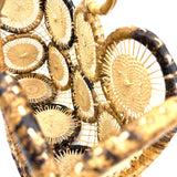 フルーツクロシェット・バスケットw/ミニアズマバッグ - ウォルナット -