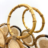 フルーツクロシェット・バスケットw/ミニアズマバッグ - ウォルナット -