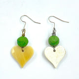 Heart piercing -Light green-