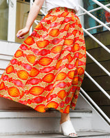 Random Tack Skirt -Flowers in full bloom-