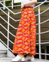 Random Tack Skirt -Flowers in full bloom-