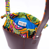 レザー・ミニ・ポシェット - メガネキューブ -