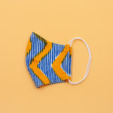 I・マスク - ウェーブ・ブルー&イエロー -