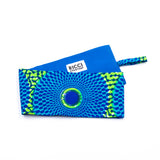 Toilet paper holder -Big Eye Turquoise & Green-
