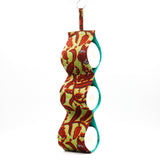 Toilet paper holder -Botanical Dark Red & Green-