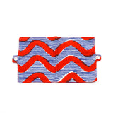ミニケース - ウェーブ・ブルー&レッド -