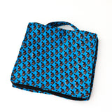 収納ポーチM - ホロホロ・ブラウン&ブルー -