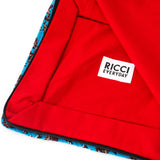 収納ポーチM - ホロホロ・ブラウン&ブルー -