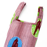 マルシェバッグS - ツバメ・レッド&イエローグリーンブルー -