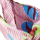 マルシェバッグS - ツバメ・レッド&イエローグリーンブルー -