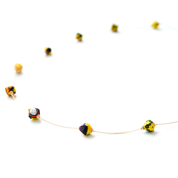 Star necklace -Yellow-