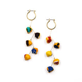 スターピアス・ショート - イエロー&ブルー -