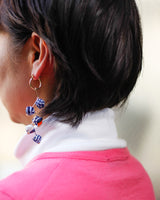 スターピアス・ショート - イエロー&ブルー -