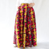 Random Tack Skirt -Ladder Pink-