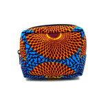 Cube Pouch -Eye Orange Blue & Blue Yellow-