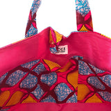 Zakuzaku Tote -Colorful reef-