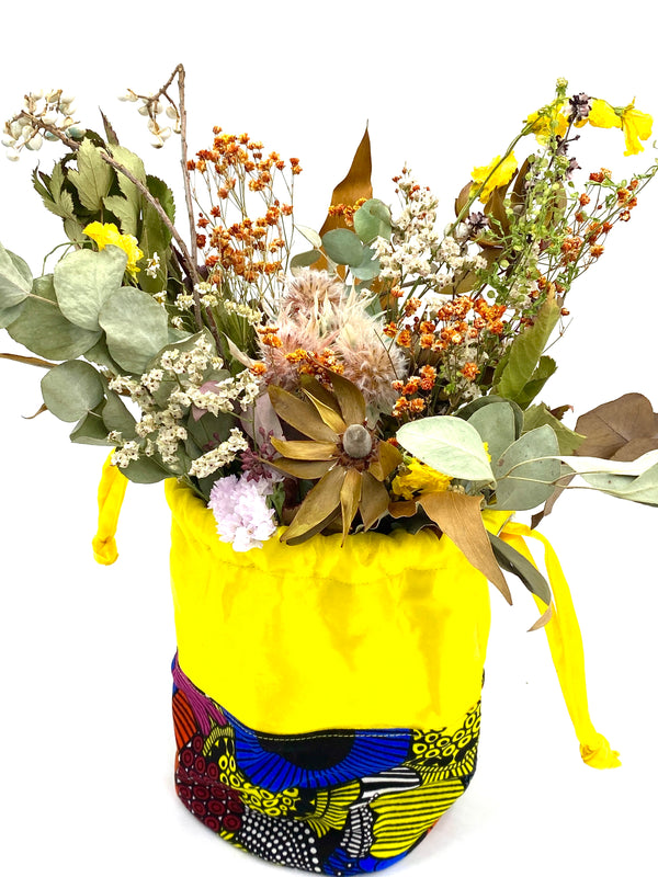 Print & Satinkin Chak Bag -Japonica Flower-