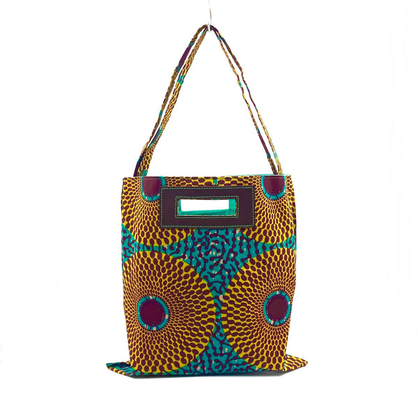 Akello Bag 4WAY 38  -Bikyi Yellow & Turquoise