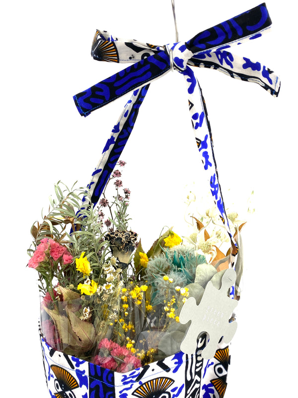Flower bouquet bag -ancient sea-